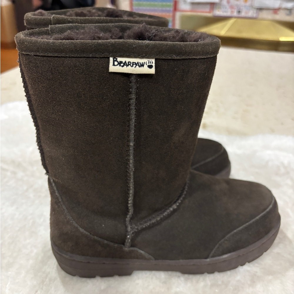 BearPaw Kids Chocolate Brown Boots
